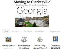 Tablet Screenshot of movingtoclarkesville.com
